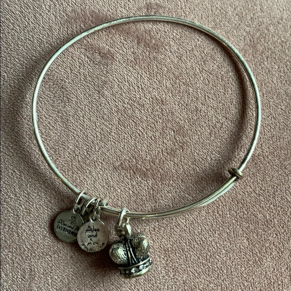 Alex and Ani Crown Bracelet